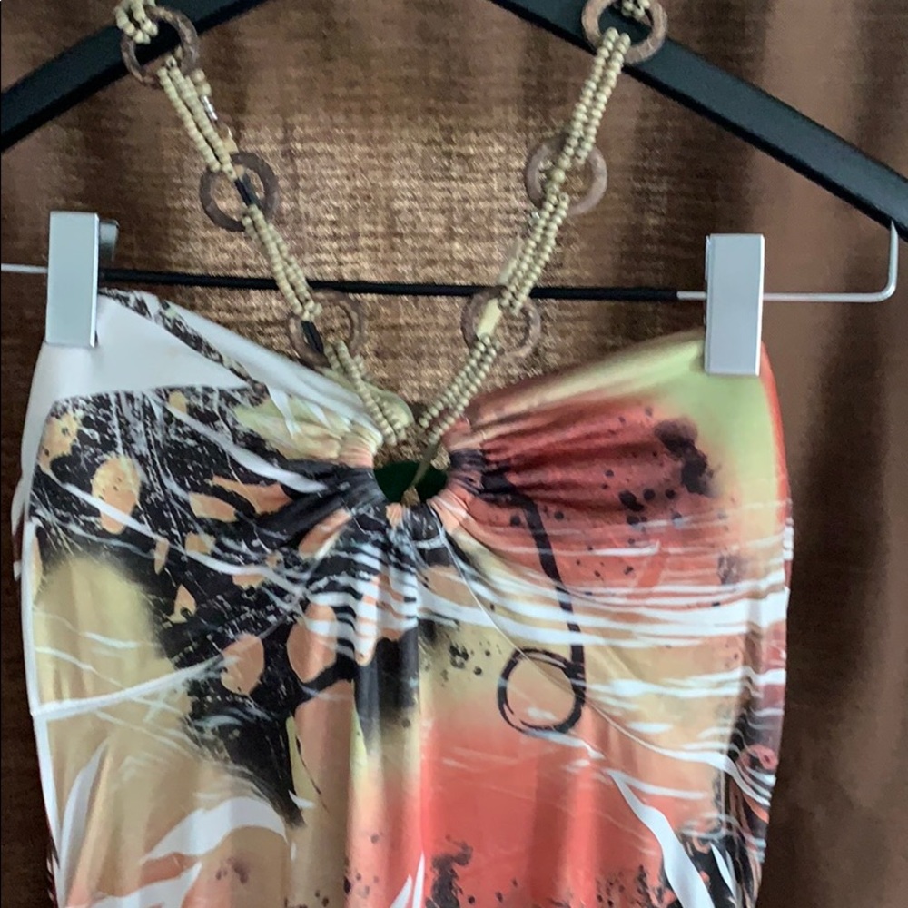 Floor length sunset summer dress